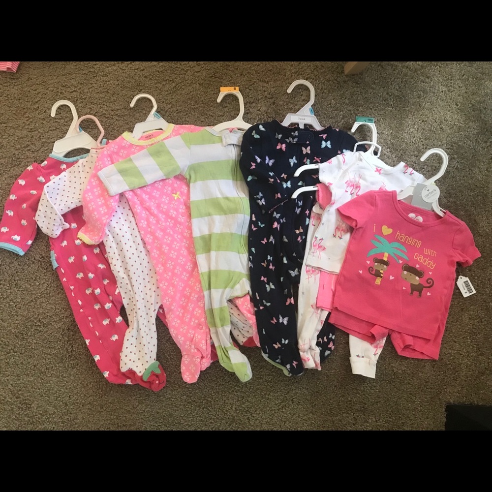 Baby Girl 9 month Lot - 14 Items